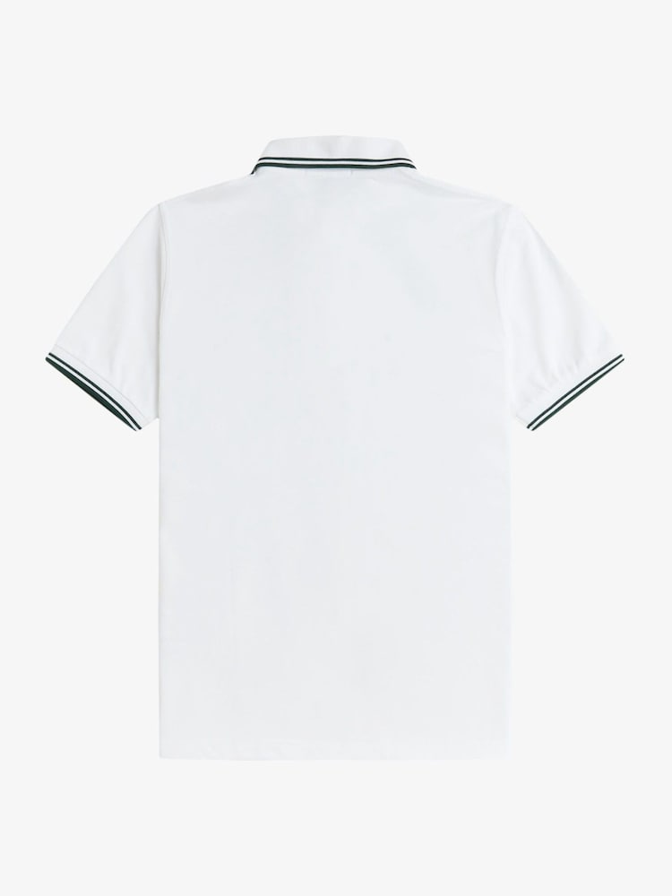 Fred Perry White The Twin Tipped Shirt - Image 2 of 3