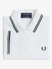 Fred Perry White The Twin Tipped Shirt - Image 3 of 3