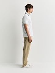 Fred Perry White The Twin Tipped Shirt - Image 4 of 9