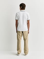 Fred Perry White The Twin Tipped Shirt - Image 5 of 9