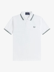 Fred Perry White The Twin Tipped Shirt - Image 7 of 9