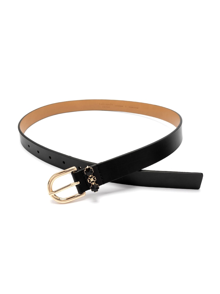 Kate Spade Sample Sale Spade Buckle Leather Belt 25mm Molten Buckle Belt | Kate Spade Outlet main image 2