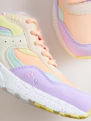 Multi deschis - Lace-Up Colourblock Trainers - Imaginea 6 din 7