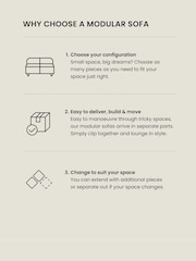 Oslo Faux Fur Light Natural Crosby Modular Footstool With Storage - Image 10 of 11