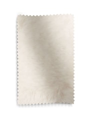 Oslo Faux Fur Light Natural Crosby Modular Footstool With Storage - Image 8 of 11