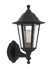 Eglo Black Olgiata-E Plastic Classic Outdoor Wall Light - Image 2 of 5