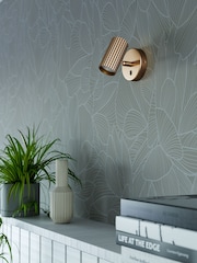 Eglo Matte Brass Portillo Aluminium & Steel Modern Wall Spotlight - Image 2 of 6