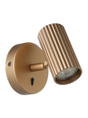Eglo Matte Brass Portillo Aluminium & Steel Modern Wall Spotlight - Image 3 of 6