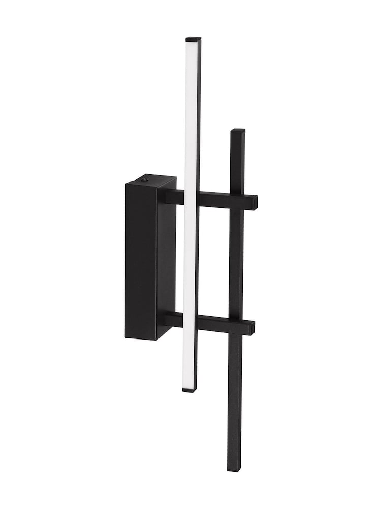 Eglo Black Trepiliano Metal Modern LED Linear Wall Light - Image 2 of 5 Eglo Black Trepiliano Metal Modern LED Linear Wall Light - Image 2 of 5