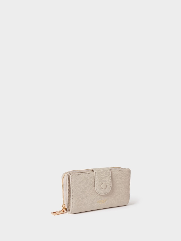 Osprey London The Core Medium Leather Popper Matinee Purse - Image 2 of 5 Osprey London The Core Medium Leather Popper Matinee Purse - Image 2 of 5