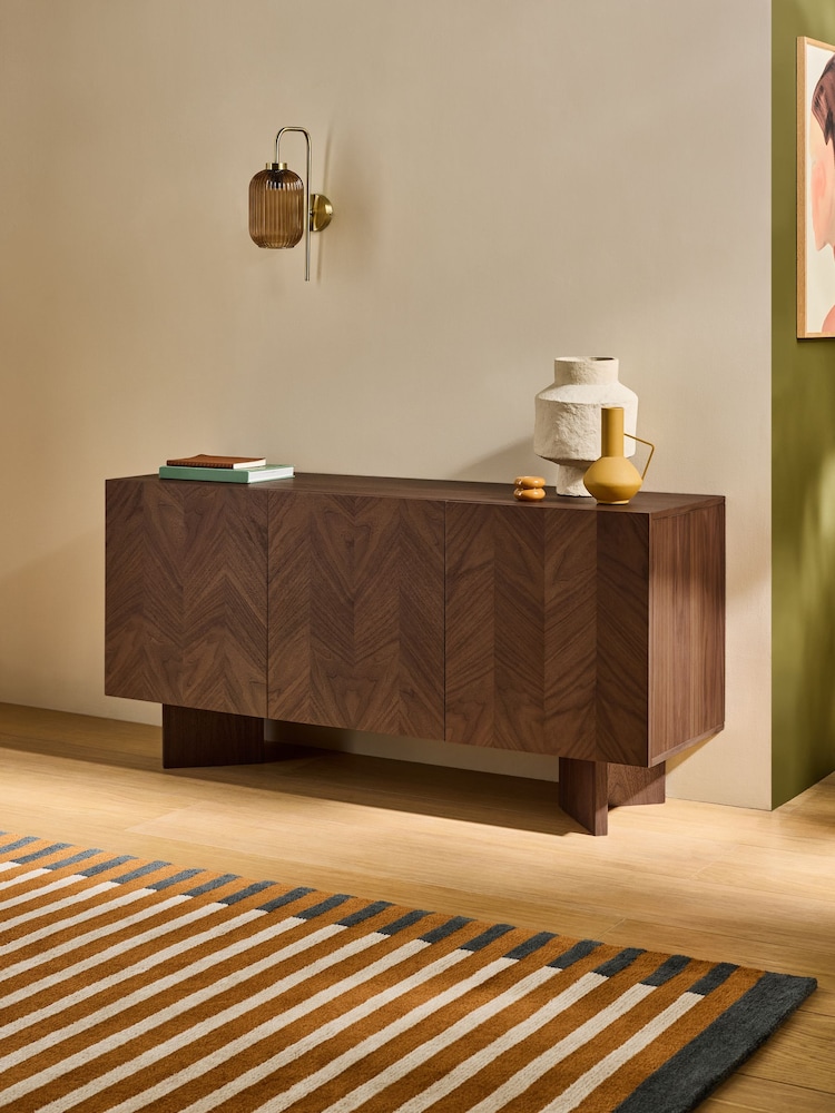 MADE.COM Walnut Brennan Large Sideboard - Image 1 of 7 MADE.COM Walnut Brennan Large Sideboard - Image 1 of 7