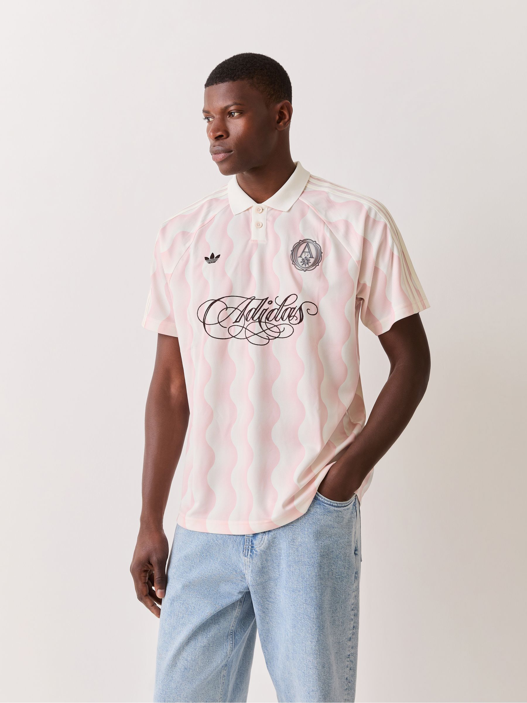 Buy adidas Originals Pink Football Jersey from the Next UK online shop