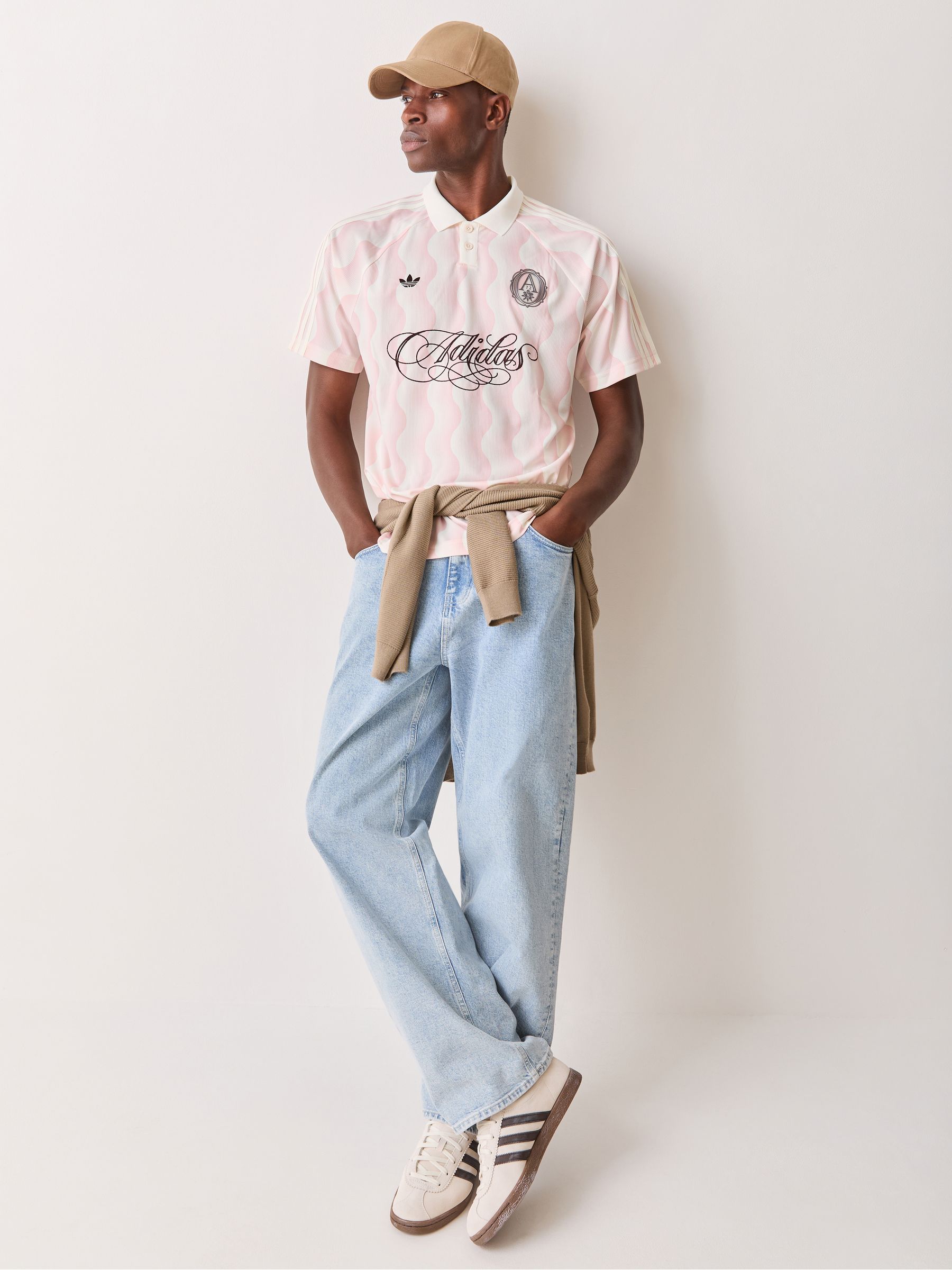 Buy adidas Originals Pink Football Jersey from Next USA