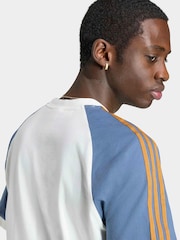 adidas Originals White 3 Stripes T Shirt - Image 4 of 6