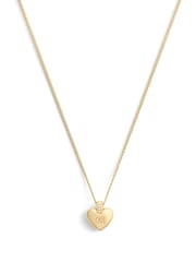 COACH Gold Tone Signature Puffy Heart Pendant Necklace - Image 2 of 4