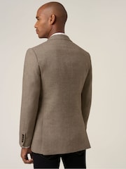 Marrón - Skopes Hexham Tailored Fit Wool Blend Jacket - Imagen 2 de 6