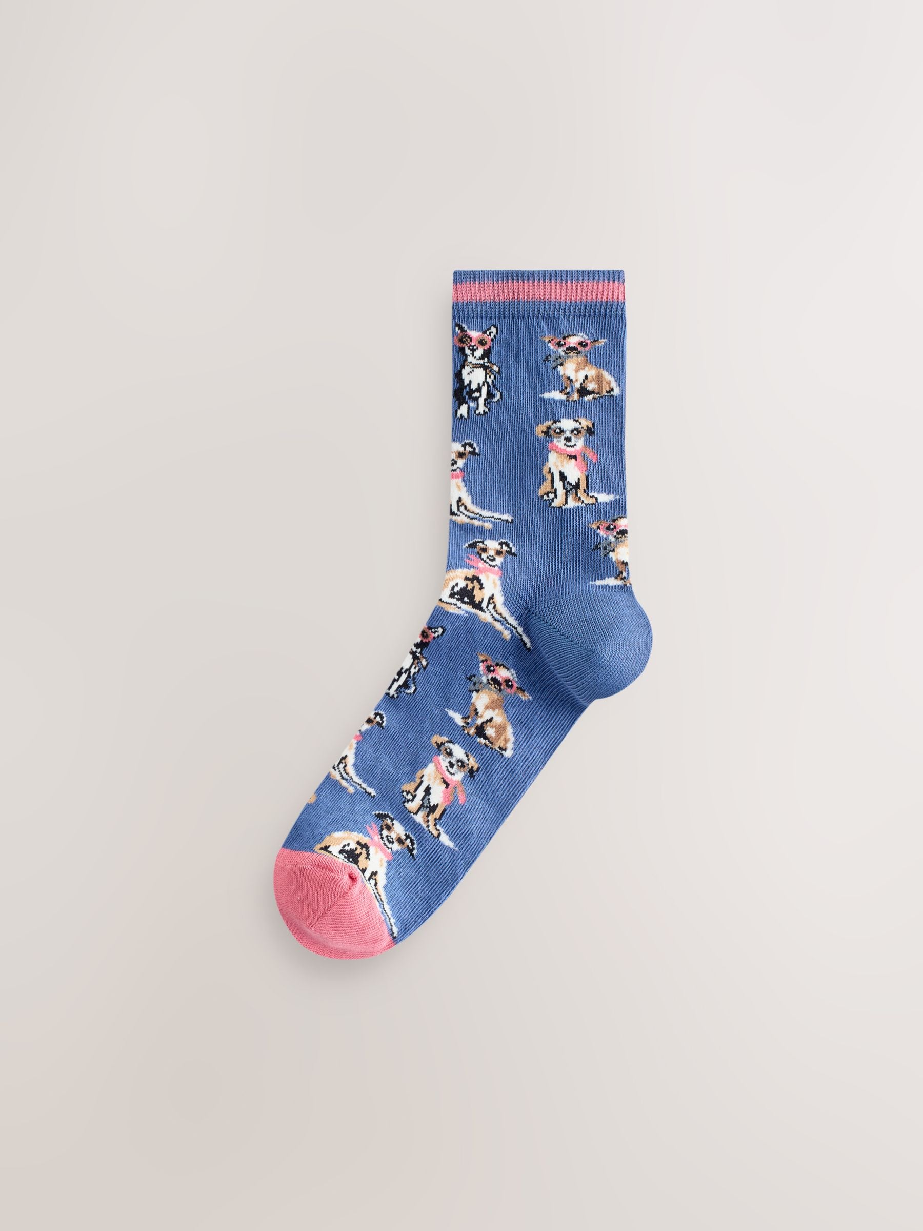 Buy Blue Whippet Dog - Шкарпетки на щиколотку 4 Pack з сайту Next