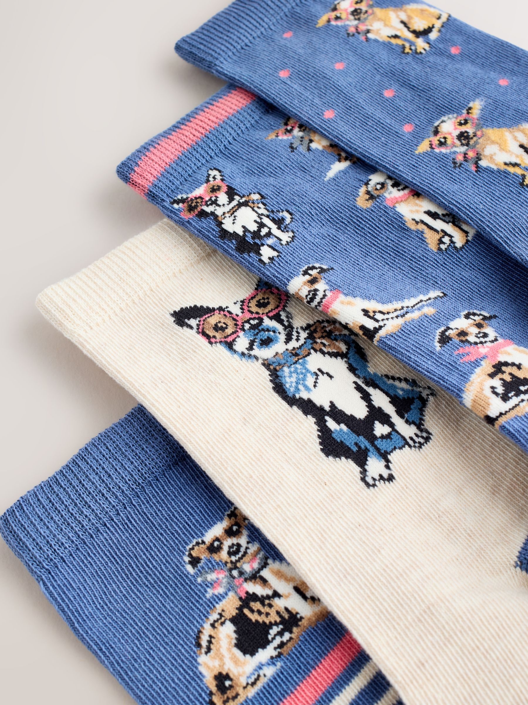Buy Blue Whippet Dog - Шкарпетки на щиколотку 4 Pack з сайту Next