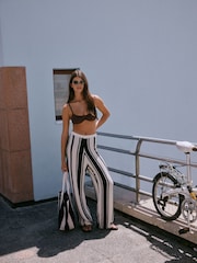 Knitted Beach Trousers - Larawan 3 ng 9