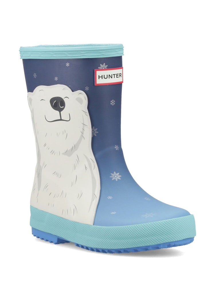 Hunter Blue Kids First Insulated Boots - Image 1 of 4 Hunter Blue Kids First Insulated Boots - Image 1 of 4