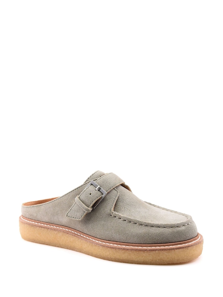 Sperry Green Captain Oxford Mules - Image 2 of 4
