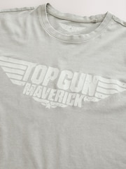 Green Top Gun Regular Fit Graphic Print Film T-Shirt - Image 3 of 5