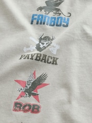 Green Top Gun Regular Fit Graphic Print Film T-Shirt - Image 4 of 5