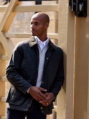 Skopes Green Ribble Showerproof Wax Jacket - Image 1 of 9