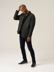 Skopes Green Ribble Showerproof Wax Jacket - Image 5 of 9