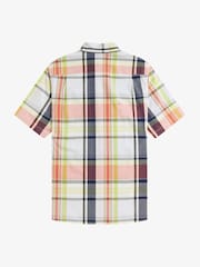 Fred Perry Blue Madras Shirt - Image 5 of 5