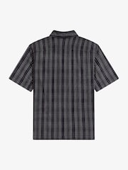 Fred Perry Blue Seersucker Check Shirt - Image 6 of 6