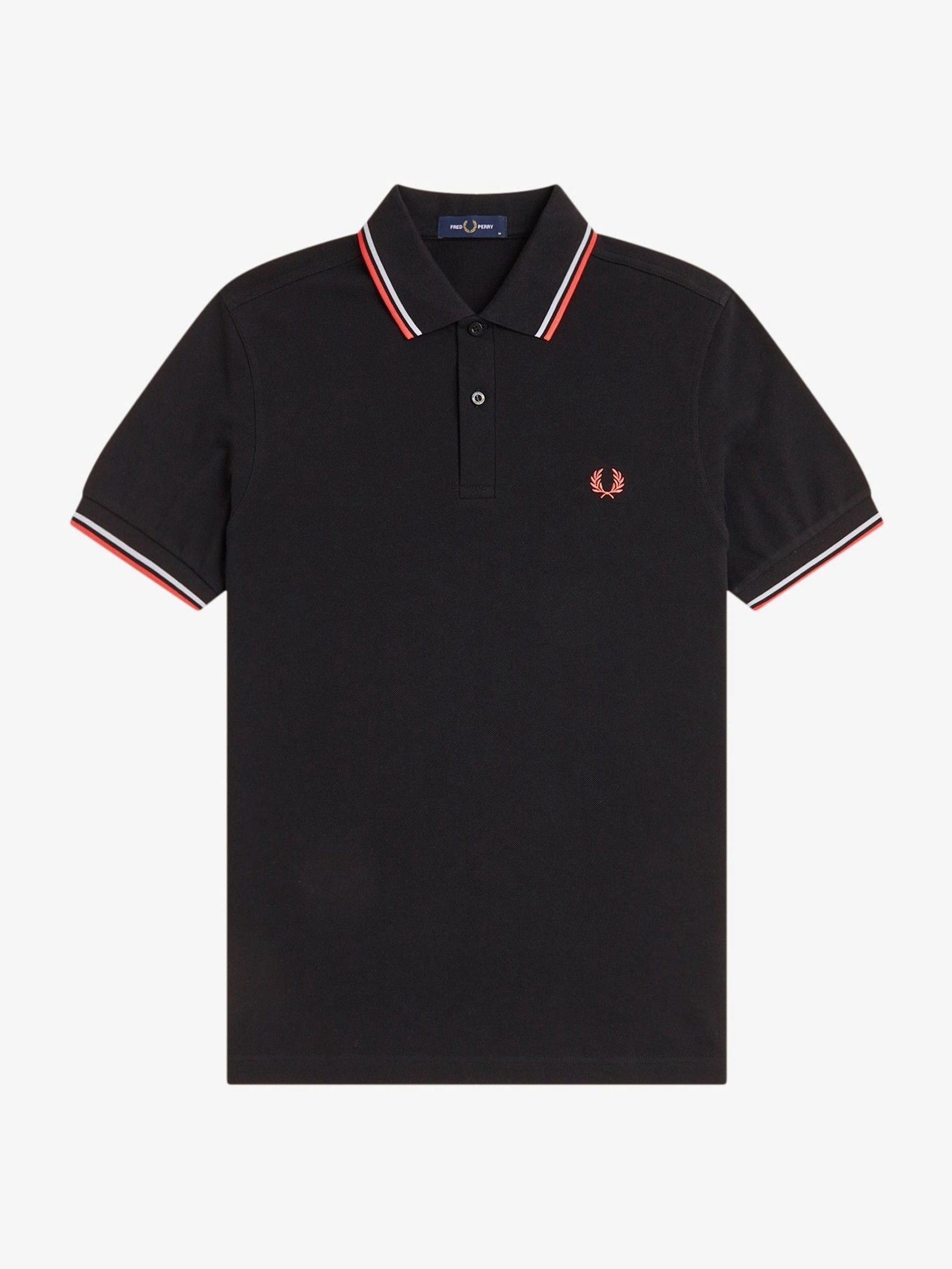 Buy Fred Perry Black Tipped Polo Shirt from Next USA