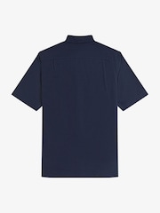 Fred Perry Dark Blue Oxford Shirt - Image 6 of 7