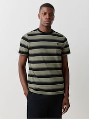 Fred Perry Black Twin Tipped Polo Shirt - Image 1 of 4