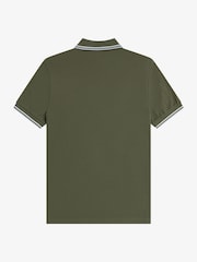 Fred Perry Green Dark Tipped Short Sleeve Polo Shirt - Image 2 of 2