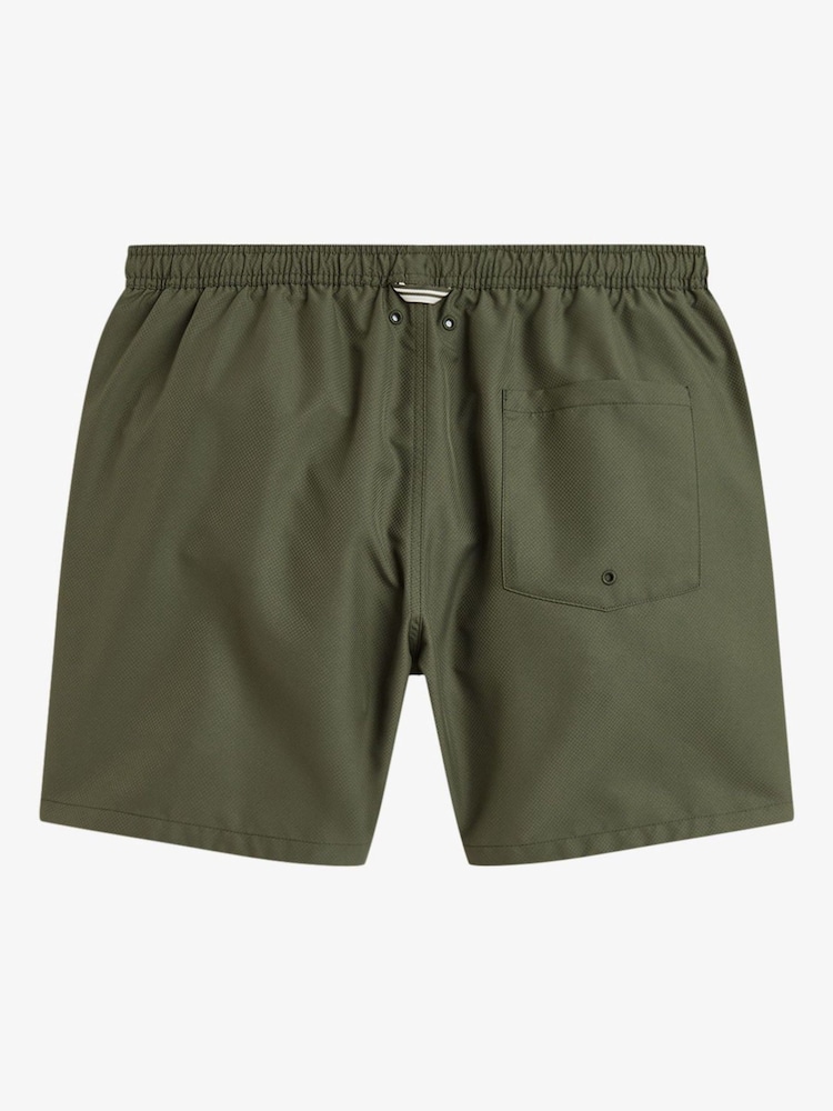 Fred Perry Forest Green Swim Shorts - Image 5 of 5
