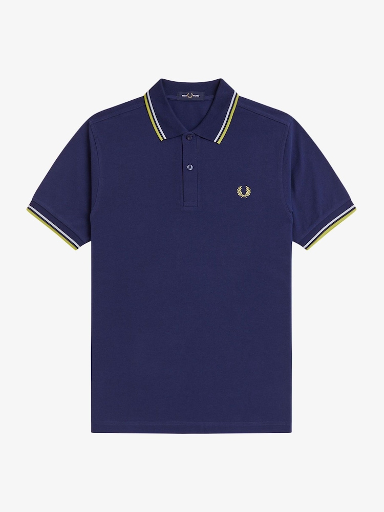 Fred Perry Blue Tipped Polo Shirt - Image 1 of 1