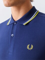 Fred Perry Blue Tipped Polo Shirt - Image 4 of 5