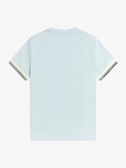 Fred Perry Blue Twin Tipped  Cuff T-Shirt - Image 5 of 5
