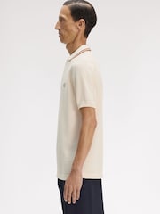Fred Perry Cream Pointelle Knitted Shirt - Image 2 of 5