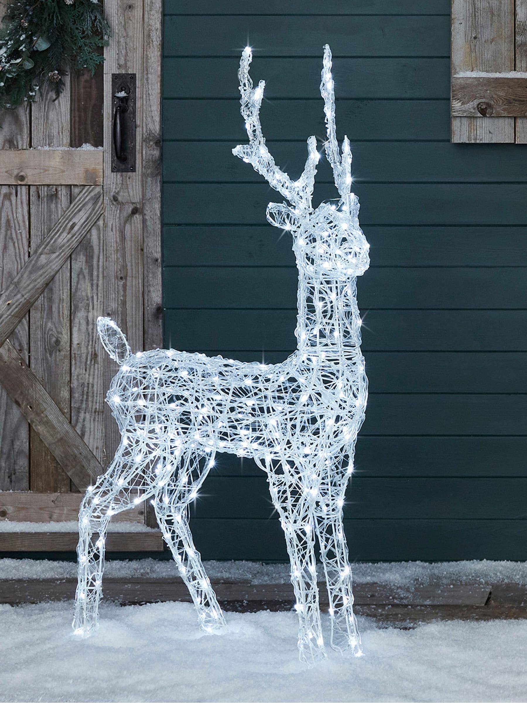 Lights4fun Unisex Light S4fun S4fun 1.2M Stag Led Up Reindeer - Image 1