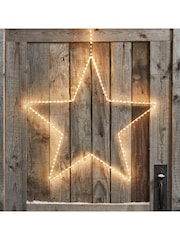 Lights4fun 58cm Outdoor Hanging Star Light - Image 1 of 5