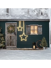 Lights4fun 58cm Outdoor Hanging Star Light - Image 3 of 5