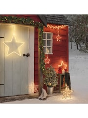 Lights4fun 58cm Outdoor Hanging Star Light - Image 4 of 5