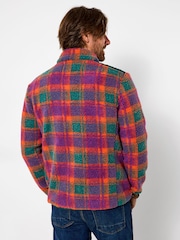 Joe Browns Purple Zip-Up Borg Funnel Neck Fleece - Image 4 of 7