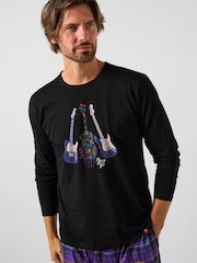 Joe Browns Herre Pyjamas med Musikk Print Sett - Bilde 3 av 8