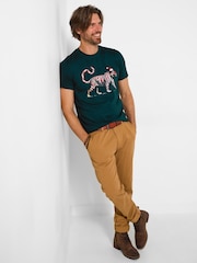 Joe Browns Candy Cane Tiger T-Shirt - Imagen 3 de 5