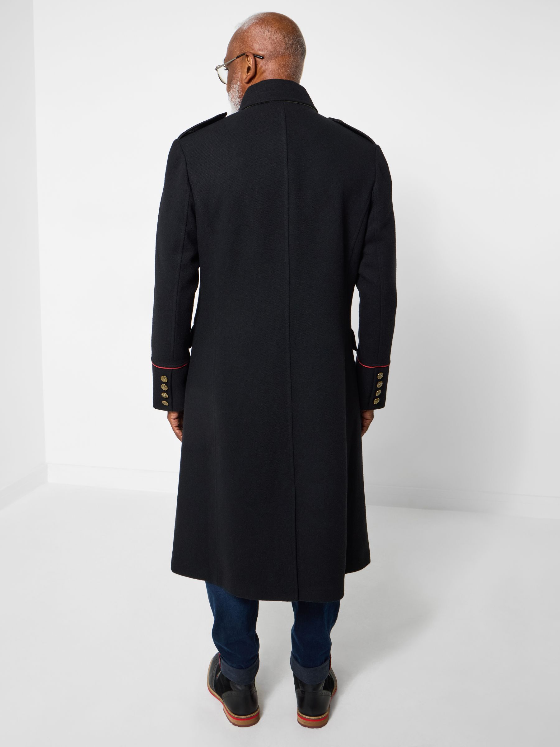 Next：日本 Joe Browns ダブルブレスト ロングライン ミリタリーコート