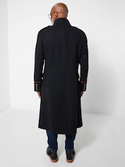 Joe Browns Black Double-Breasted Longline Military Coat - Image 4 of 9