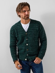 Joe Browns Green V-Neck Knit Cardigan - Image 1 of 6
